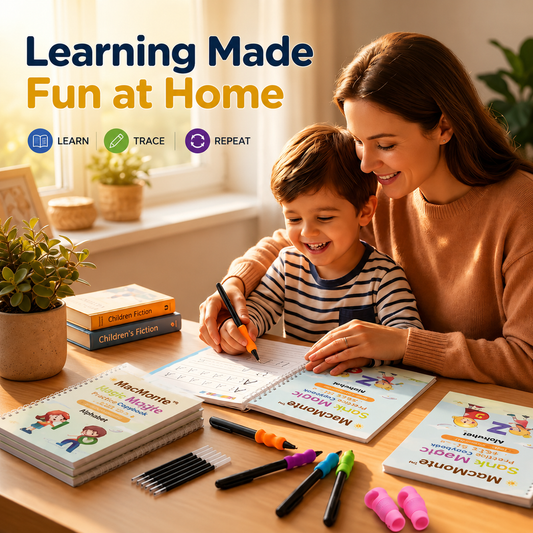 Magic Practice Book For Kids [ 4 IN ONE ]