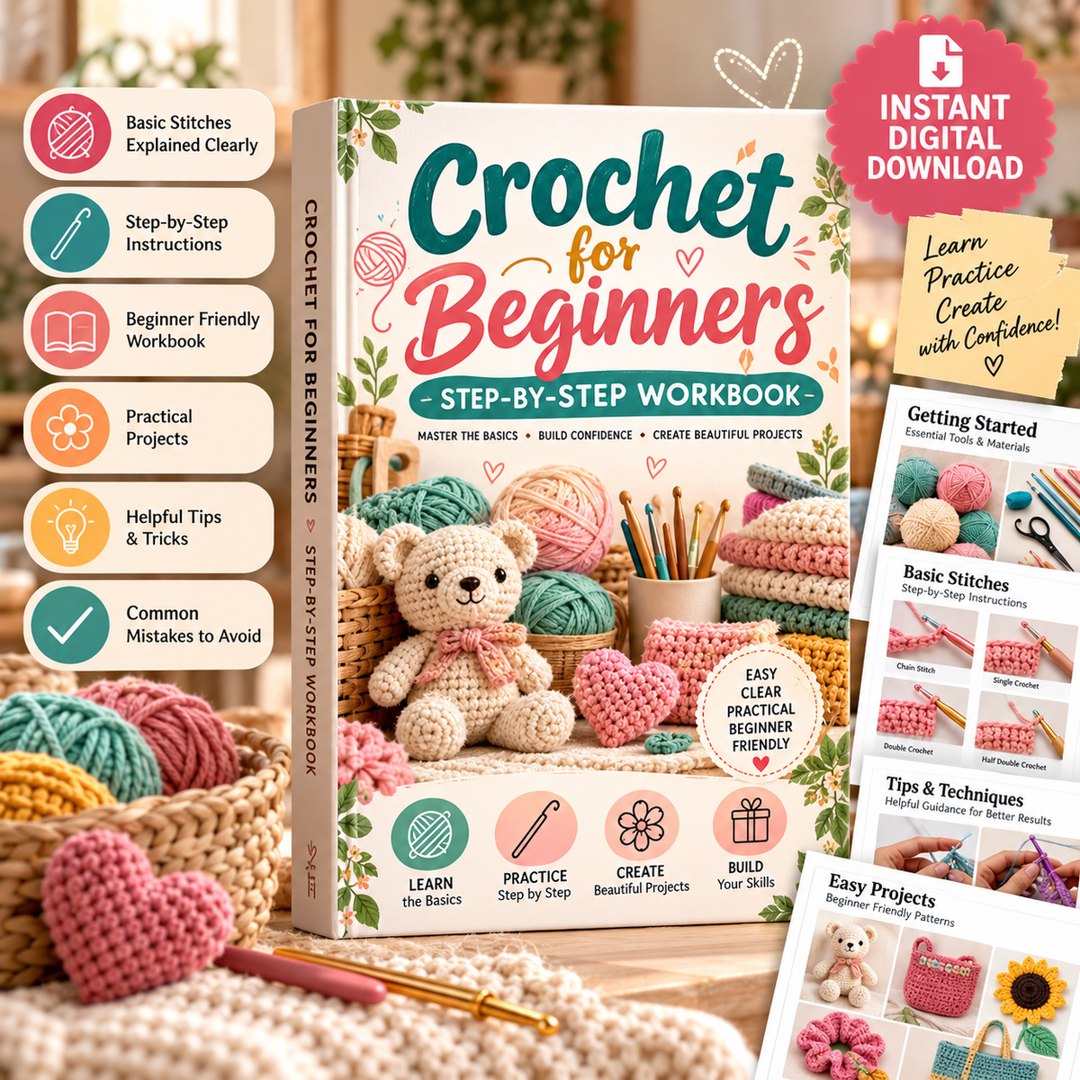 Crochet for Beginners | Step-by-Step Crochet Guide