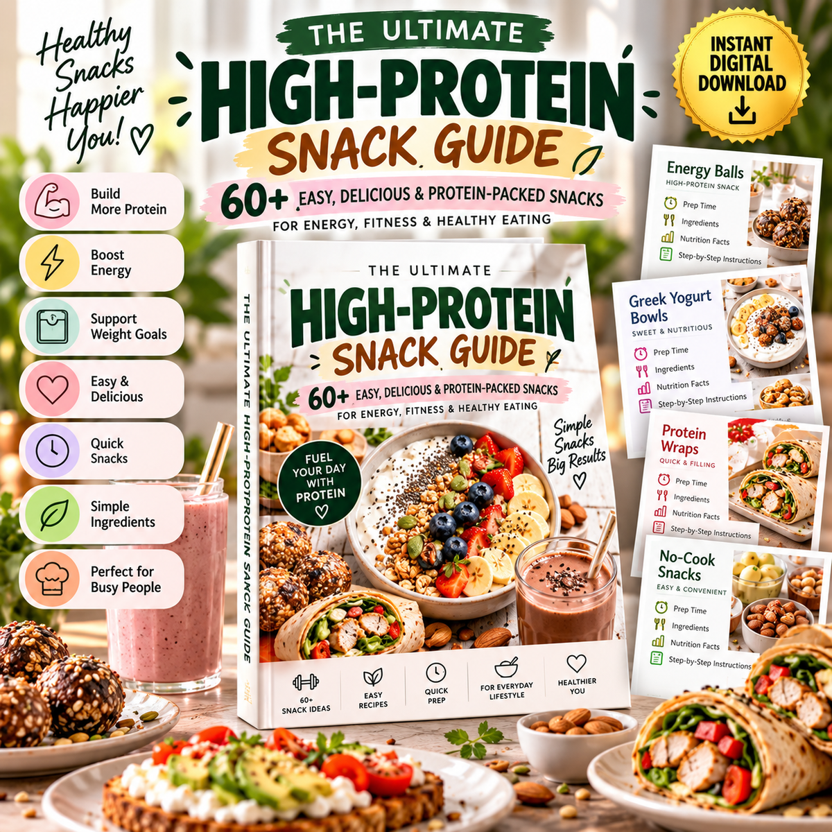 The Ultimate 60+ High-Protein Snack Guide